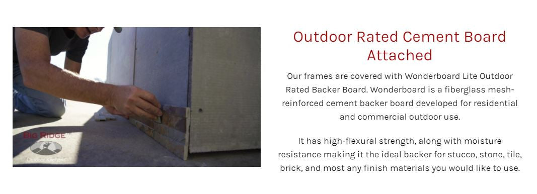 25" - 30" DIY Outdoor Kitchen Frame Kit