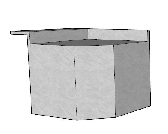 42" Corner DIY Outdoor Kitchen Frame Kit