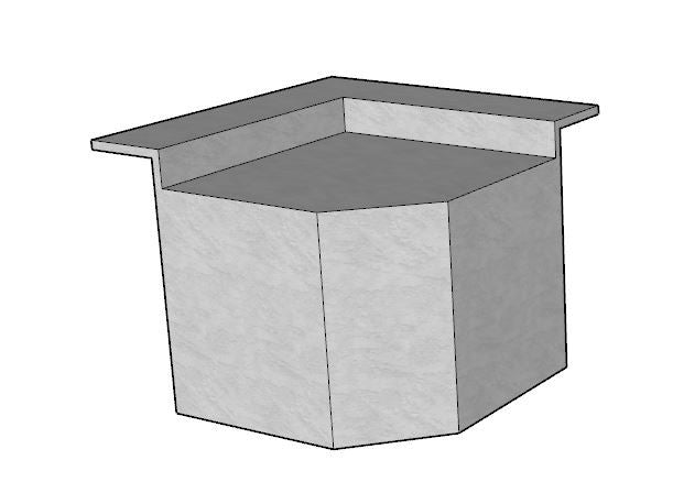 42" Corner DIY Outdoor Kitchen Frame Kit