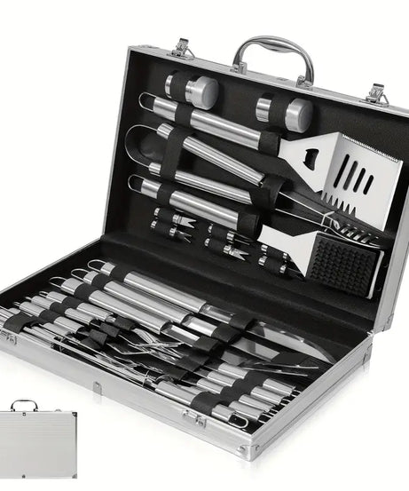 26 Pc Deluxe Grill Accessories with Case