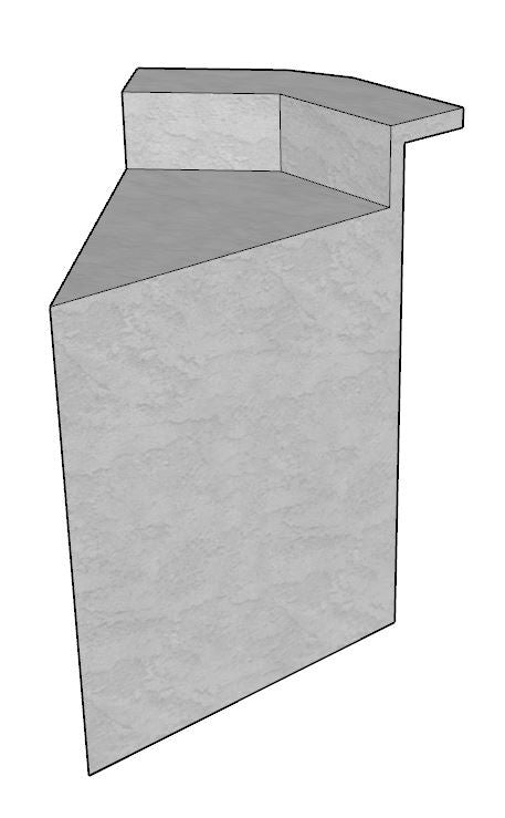 45 Degree DIY Outdoor Kitchen Frame Kit