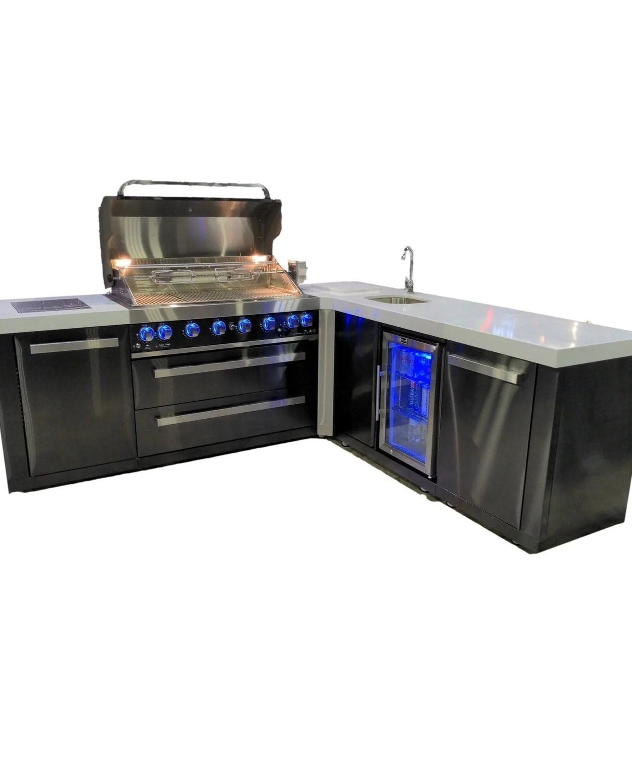 Mont Alpi L Shaped Outdoor Kitchen