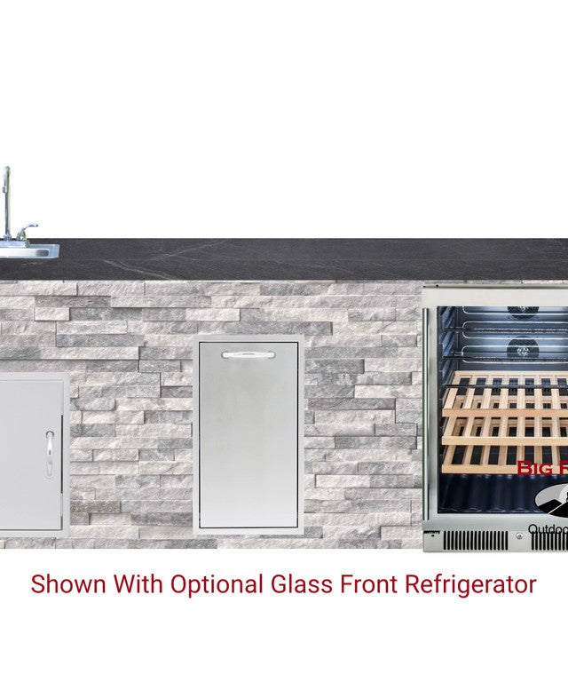 Blaze Quick Ship 96" Luxury Finished Outdoor Kitchen PKG 12