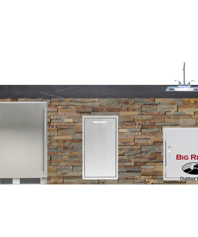 Blaze Quick Ship 96" Luxury Finished Outdoor Kitchen PKG 12