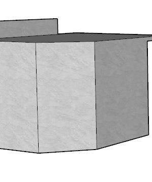 42" Corner DIY Outdoor Kitchen Frame Kit