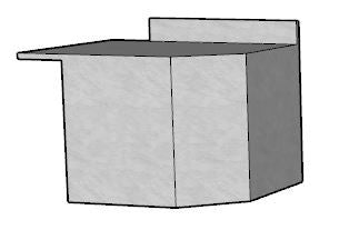 42" Corner DIY Outdoor Kitchen Frame Kit