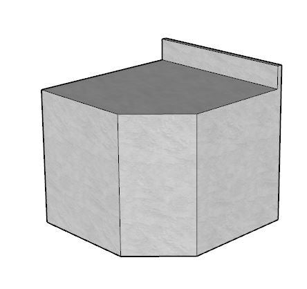 42" Corner DIY Outdoor Kitchen Frame Kit